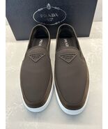 PRADA Men’s Triangle Logo Nylon Slip-on Loafers Shoes - $952.75 CAD