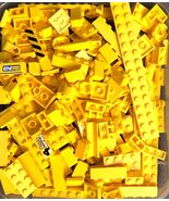 Lego 150 piece Yellow Lego lot full of bricks, blocks Variety of Sizes L... - $11.95