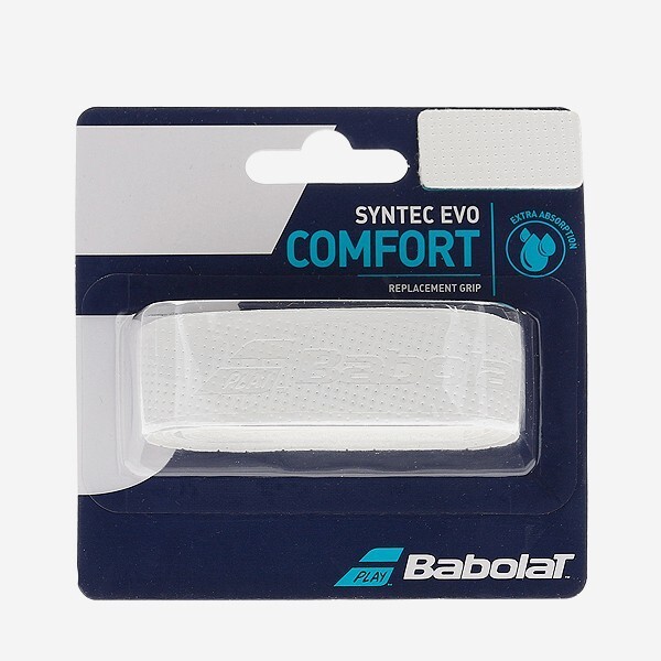 Babolat Syntec Evo Cushion Grip Tennis Racket Racquet Grip 2.1mm White 6... - $17.90
