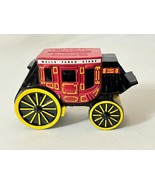 1998 Wells Fargo &amp; Union Trust Co Cast Iron Stagecoach Bank with Key - $17.50