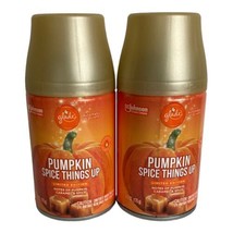 2 Glade Pumpkin Spice Things Up Automatic Spray Can Refill LIMITED EDITI... - $23.35