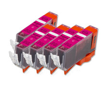 5 Pk Magenta Ink Tank + Smart Chip For Canon Cli-226 Mg6220 Mg8120 Mx712 - $17.99