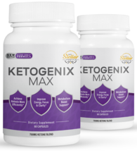 2 Pack Ketogenix Max, control de peso y quemador de grasa-60 Cápsulas x2 - $71.27