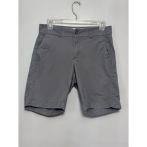 Old Navy Womens Everyday Short Casual Shorts Gray Stretch Mid Rise Pocke... - $13.99