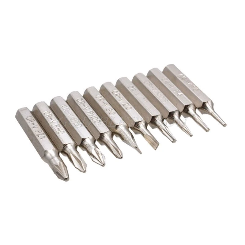 10pcs 28mm Magnetic CR-V Precision Screwdriver Bit Set PH00 PH0 Z1 Z0 3.0 2.0 1. - £135.93 GBP