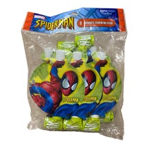 HALLMARK MARVEL SPIDER-MAN BLOWOUTS PARTY FAVORS SUPPLIES 8 COUNT *NEW - £2.36 GBP