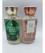 Bath and Body Works Body Lotion Lot of 2 Vanilla Bean Noel 8 Ounces Supe... - £29.26 GBP