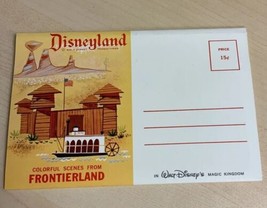 Disneyland Vintage Postcard Folder Frontierland  1969 - $14.42