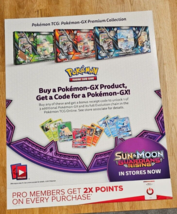 Pokemon GX - Promo Poster Gamestop - 22&quot;X28&quot; - £9.94 GBP
