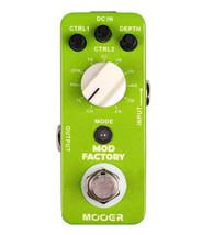 Mooer Mod Factory 11 Modulation Effects Chorus Phaser Vibe Tremolo Pedal - $98.00