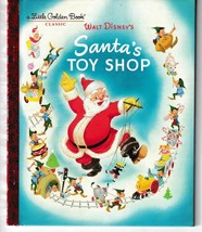 Santa&#39;s Toy Shop (Disney) Little Golden Book - £4.62 GBP