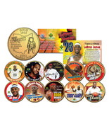 LEBRON JAMES Colorized Ohio State Quarter 10-Coin Set 24K Gold Plated *L... - $37.36