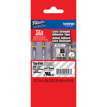 Brother TZeS141 TZS141 extra strength black on clear P-Touch tape PT1830... - £31.44 GBP