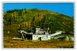 Gold Dredge near Dawson City Yukon Gold Rush Frontier Postcard Unposted - £3.91 GBP