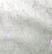 Map Tenmile Lake Maine 1989 Topographic Geological Survey 1:24000 27 x 22&quot; TOPO9 - £35.37 GBP