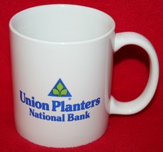 Vintage UNION PLANTERS NATIONAL BANK Ceramic COFFEE MUG CUP - £7.81 GBP