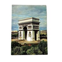 PARIS  France The Arc de Triomphe Postcard Unposted Printed in France Panarama 5 - £3.20 GBP