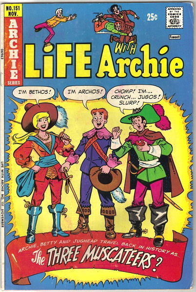 Primary image for Life With Archie Comic Book #151, Archie 1974 FINE-