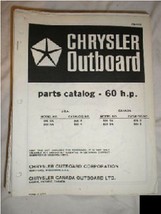 Chrysler Outboard Parts Catalog 60 HP - £11.11 GBP