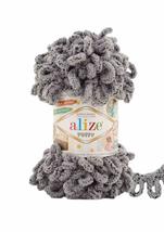 4 skn/Ball Alize Puffy Baby Big Loop Blanket Yarn 100% Micropolyester Soft Yarn  - £23.71 GBP