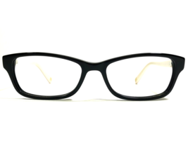 Nine West Eyeglasses Frames NW5134 001 Black Ivory Cat Eye Full Rim 52-16-135 - £25.89 GBP