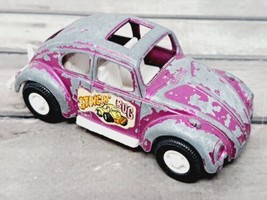 VTG Diecast Tootsie Toy Stingin&#39; Bug Volkswagon VW Beetle Purple  Made i... - £1.88 GBP