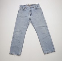 Vintage Y2K 2003 Levis 505 Mens 32x30 Thrashed Regular Fit Denim Jeans Blue - $59.35