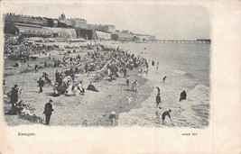 Ramsgate Kent Inghilterra ~ Beach-Sands 1903 JW&amp;S Cartolina - £6.56 GBP