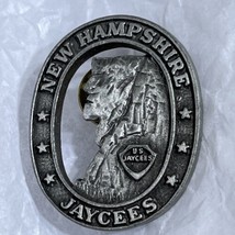 New Hampshire Jaycees Organization Club State Jaycee Lapel Hat Pin Pinback - £4.65 GBP
