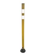 Gorilla Post Magnetic Yellow Impact Recovery Delineator Bollard Sign Pos... - $128.69