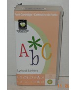 Provo Craft Cricut ABC Lyrical Letters Cartridge Retired Complete 29-0708 - £19.07 GBP