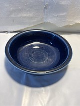 HLC Fiesta Fiestaware Cobalt Blue Soup Cereal Bowl 7” Made In USA - £7.76 GBP