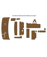 2000 Four Winns 298 Vista Swim Platform Cockpit Boat EVA Foam Teak Deck ... - $1,476.52 CAD