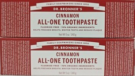 Dr Bronner&#39;s Cinnamon Organic All-One Toothpaste 5 Oz. Each 2 Pack  - £19.50 GBP