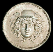 Hellenistic Roman Hermes Mercury Sculpture Replica wall plaque - £15.68 GBP