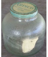 Antique Crisco Jar - VGC - GREAT ANTIQUE BOTTLE - COLLECTIBLE ANTIQUE JAR - £38.99 GBP