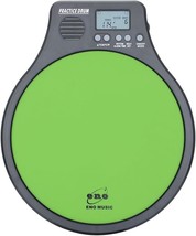 Eno Music Rubber Beginner Drum Practice Pad With Audible Metronome 2 In 1 - £31.96 GBP