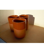 Traditional Spanish rustic pottery coffee cups , made in Europe , Spain  - £55.95 GBP