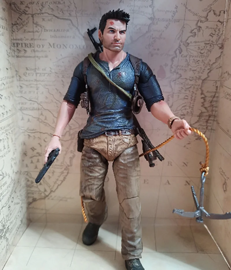 Uncharted Figure NECA Uncharted 4 A thief&#39;s End  NATHAN DRAKE Action Figure - £30.48 GBP+