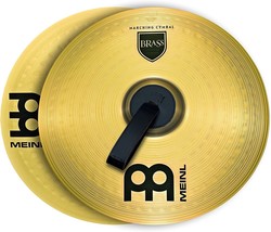 Meinl 14” Marching Cymbal Pair with Straps - Brass Alloy Traditional Finish - - £102.12 GBP