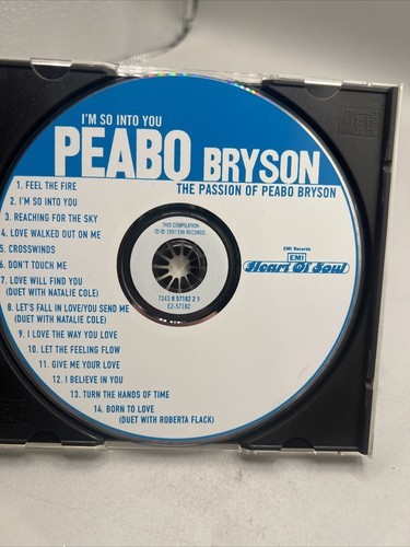 Heart Of Soul  Peabo Bryson I Am So Into You  CD 1997 Item image 5