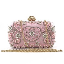 BaoYaFang  Beading Crystal Handbags Party Dinner Evening Bags Color Wedding bag  - £77.43 GBP
