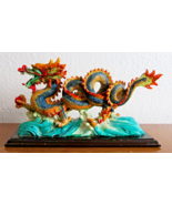 11 Inch Large Chinese Feng Shui Dragon Statue Sculpture - $68.31