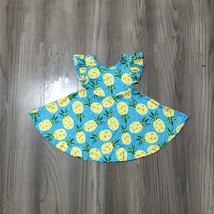 NEW Boutique Pineapple Girls Short Sleeve Twirl Dress - £13.57 GBP