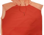 Avia Women&#39;s Short Sleeve Orange Pullover Hoodie Active Wear Size 3XL(22... - $12.74