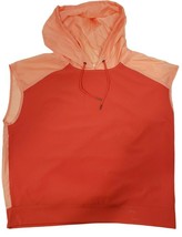 Avia Women&#39;s Short Sleeve Orange Pullover Hoodie Active Wear Size 3XL(22) New - £10.20 GBP