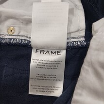 Frame Denim LHSK353 Womens Navy Blue Corduroy Straight Leg Stretch Pants Size 24 image 7