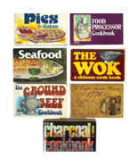 Nitty Gritty Vintage 7 Cookbook Lot 1970s Seafood Wok Cakes Pies Beef Ho... - £56.96 GBP