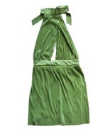 NWT Sincerely Jules Green Halter Mini Dress Pleated Keyhole Whimsigoth Y... - $549.96 MXN