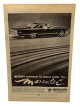Ford Mercury Marauder Print Ad 1963 Vintage S-55 Auto V-8 Original Ad - $14.94